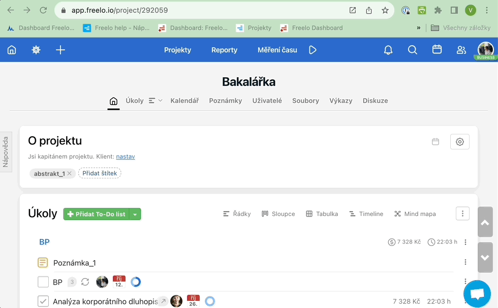 Úprava PDF souboru před exportem.